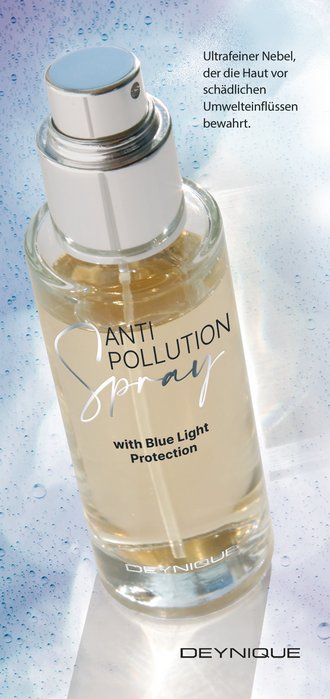 Anti Pollution Spray mit Blue Light Protection